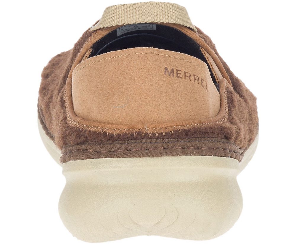 Zapatos De Seguridad Hombre - Merrell Hut Moc Cocoa - Marrones - HLDF-15629